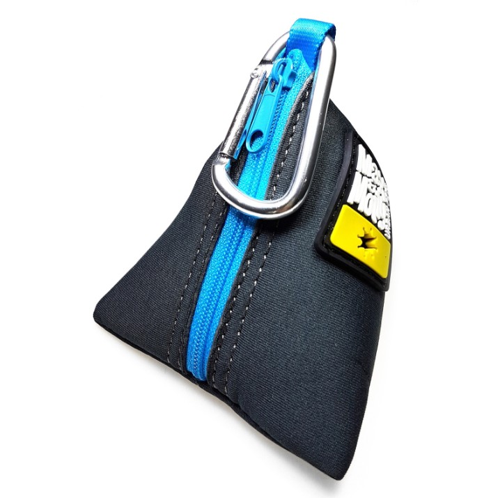 Geantă pentru pungi de gunoi Max & Molly Poo Bag Triangle Sky Blue (703005)
