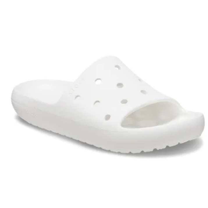 Șlapi pentru femei Crocs Classic Slide V2 White, s.39-40