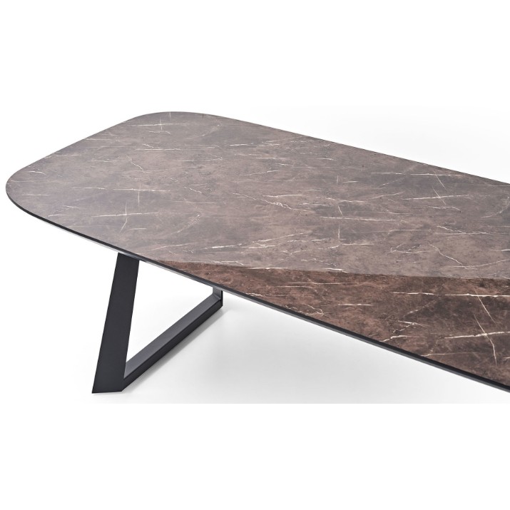 Обеденный стол Dogtas Lago 3200395279 Grey/Imitation Brown Marble