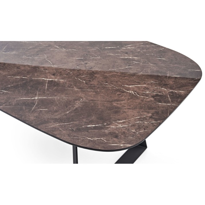 Обеденный стол Dogtas Lago 3200395279 Grey/Imitation Brown Marble