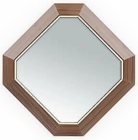 Зеркало Dogtas Logan 3200376485 Walnut/Gold