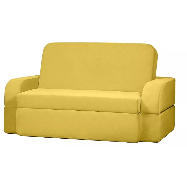 Бескаркасный диван Edka Terra 3in1 180x200x30 M13 Sunny Yellow