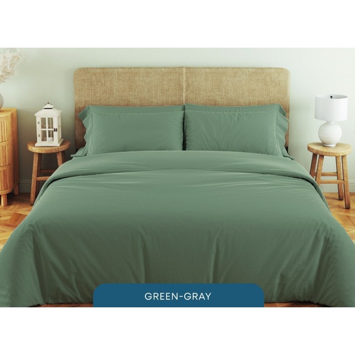 Lenjerie de pat Relaxe Home Soft Dreams Green-Gray 200x220 (021672)