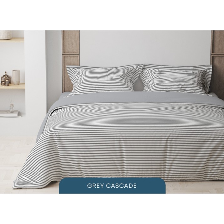 Lenjerie de pat Relaxe Home Soft Dreams Grey Cascade 200x220 (020627)