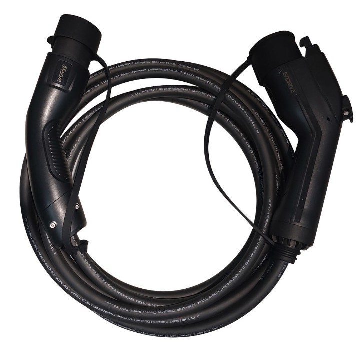 Кабель зарядный для электромобилей EvDrive EV-CF-T2-T1-32-B