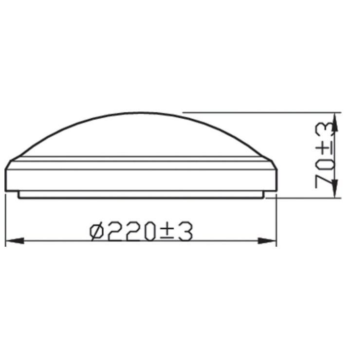 Потолочный светильник Philips Doris 6W 600LM 2700K IP54