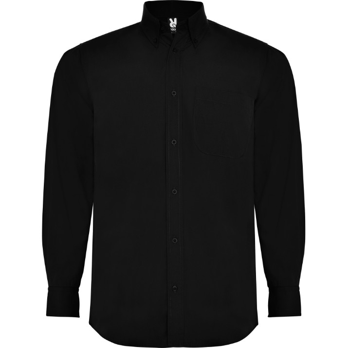 Мужская рубашка Roly Aifos 5504 Black, s.XL