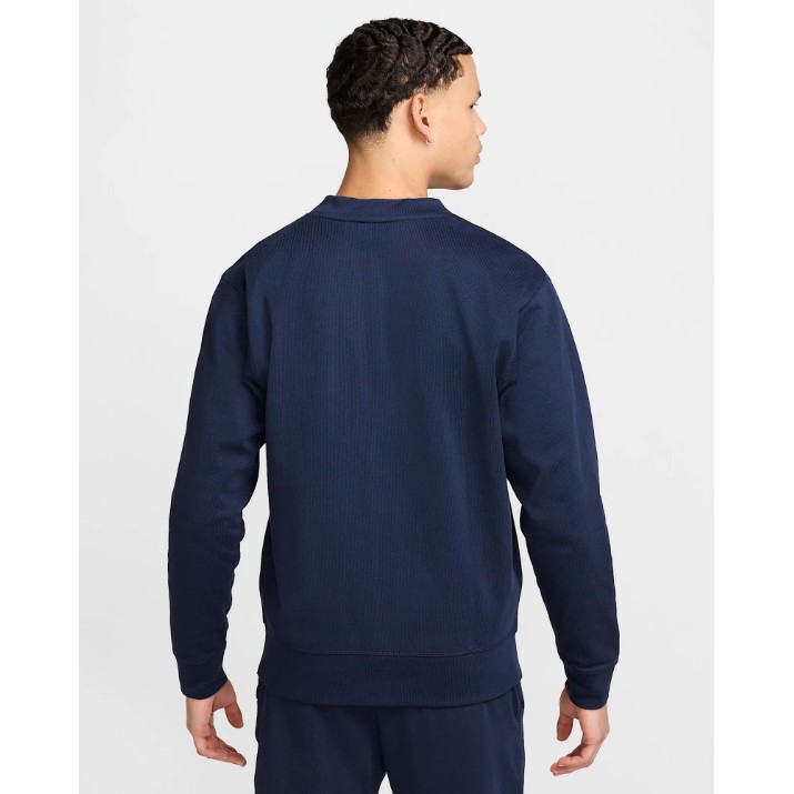 Мужской кардиган Nike M Nk Club Fairway Cardigan Obsidian/White, s.S