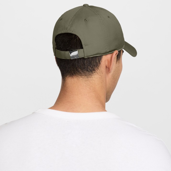 Бейсболка Nike U Nk Df Club Cap U Cb Mtswsh L Medium Olive/Metallic Silver, s.L/XL