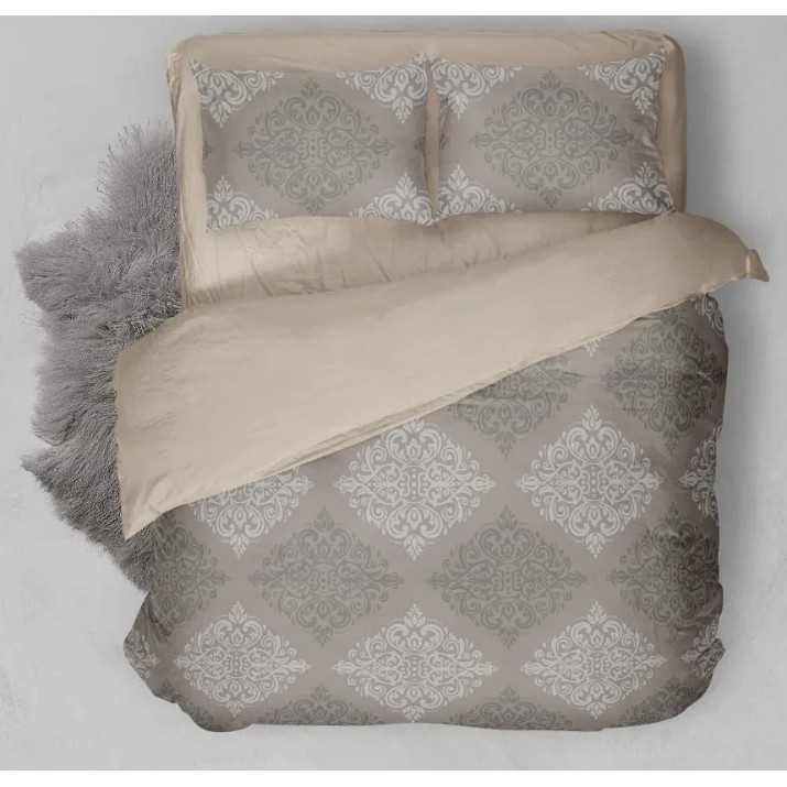 Lenjerie de pat Bumbacel Cappuccino Double-Euro (LDP_1501_240x260)