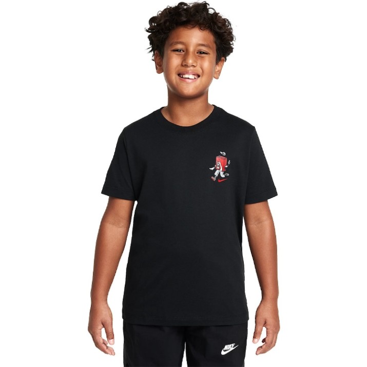 Детская футболка Nike K Nsw Tee Boxy 1 Jdi Music Black, s.XL