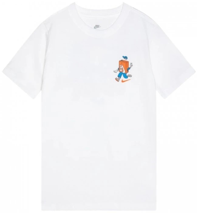Детская футболка Nike K Nsw Tee Boxy 1 Jdi Music White, s.XS
