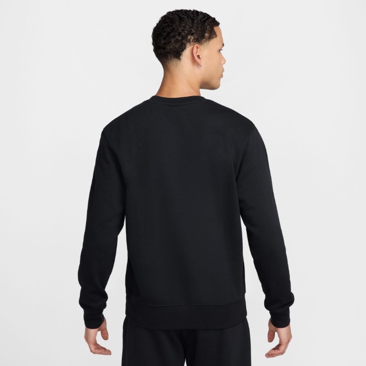 Hanorac pentru bărbați Nike M Nk Club Ft Crew Black/White, s.XXL
