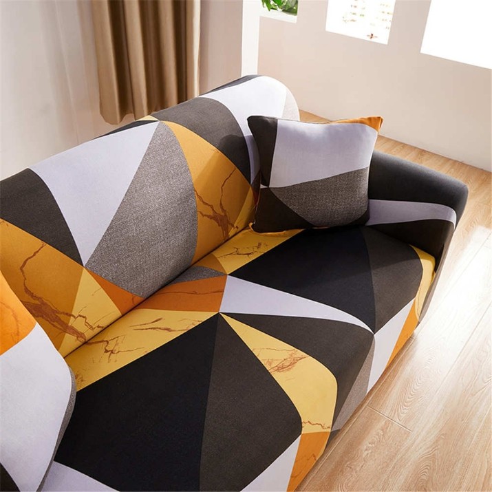 Husa pentru canapea Relaxe Home Solid Sofa Cover 145-185cm Geometric (020336)