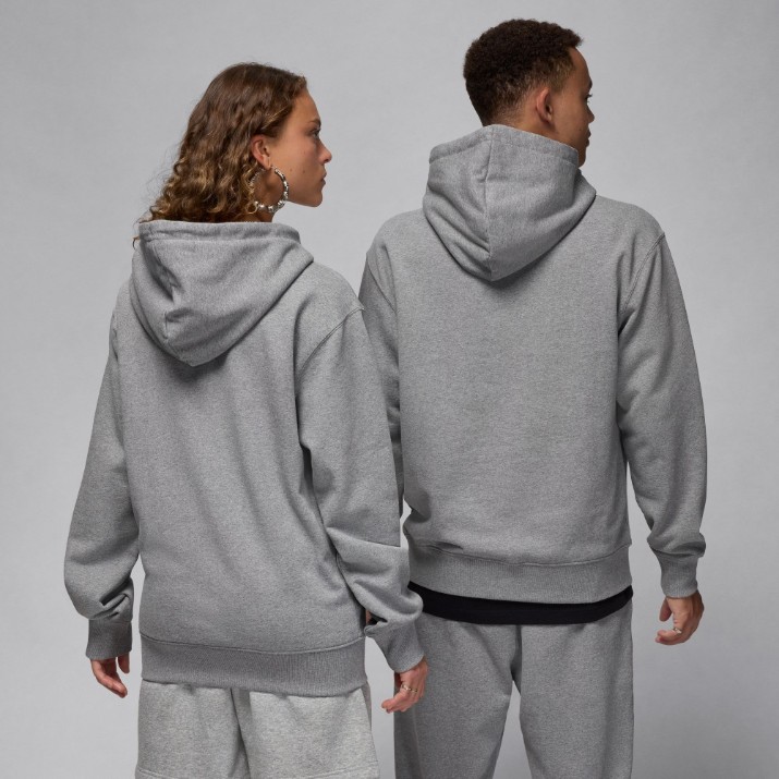 Hanorac pentru bărbați Nike M Jordan Flight Flc Po Carbon Heather, s.XXL