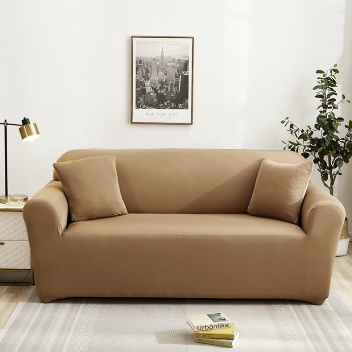 Husa pentru canapea Relaxe Home Solid Sofa Cover 90-140cm Beige (020361)