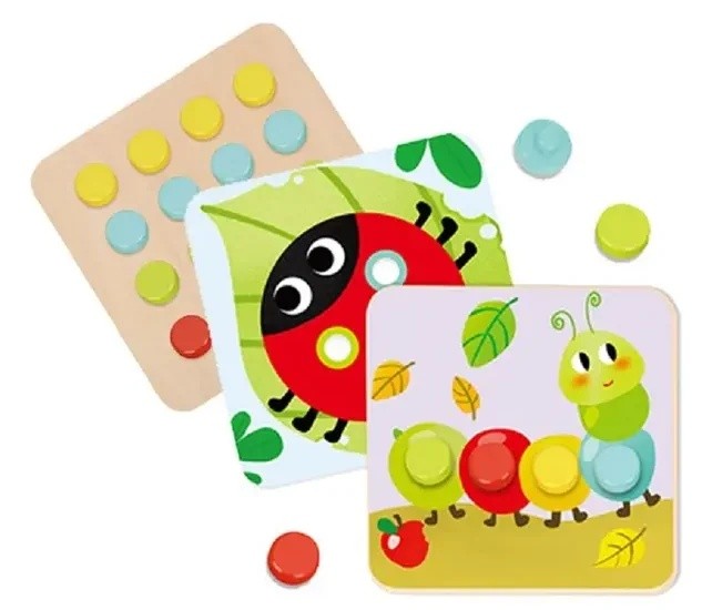 Mozaic Tooky Toy Pattern Pegs Big (TF783)