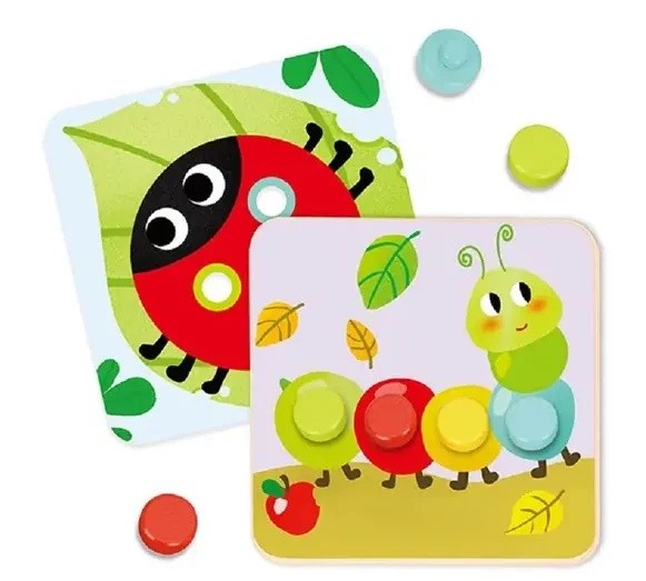 Mozaic Tooky Toy Pattern Pegs Big (TF783)