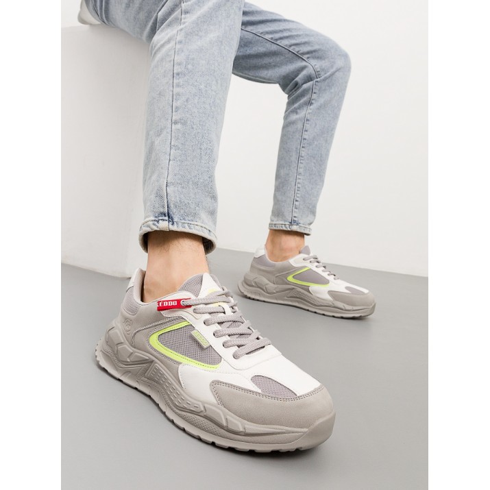 Adidași pentru bărbați Keddo 847216/07-02 Grey, s.40