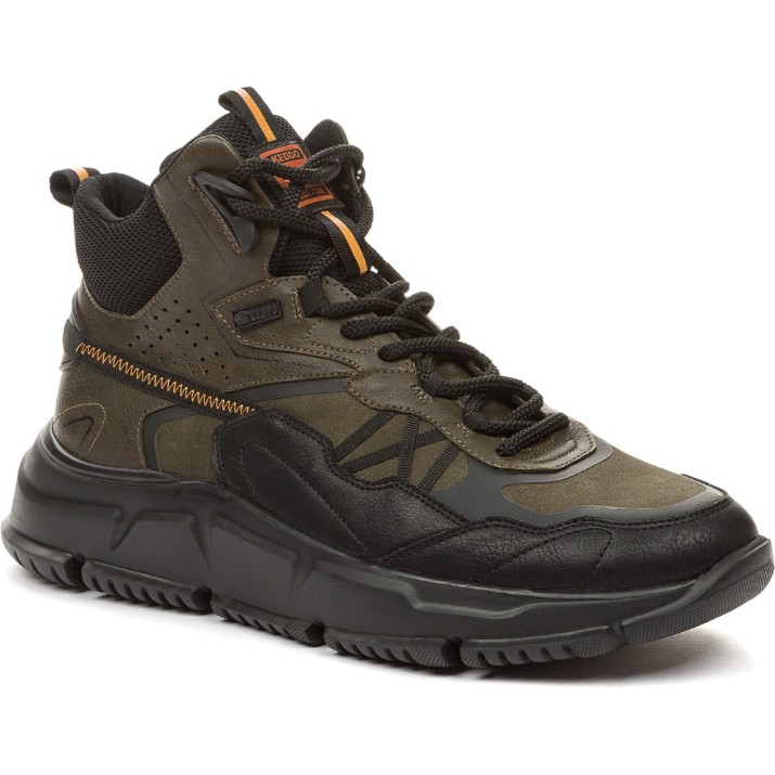 Ботинки мужские Keddo 848166/08-03 Khaki/Black, s.40