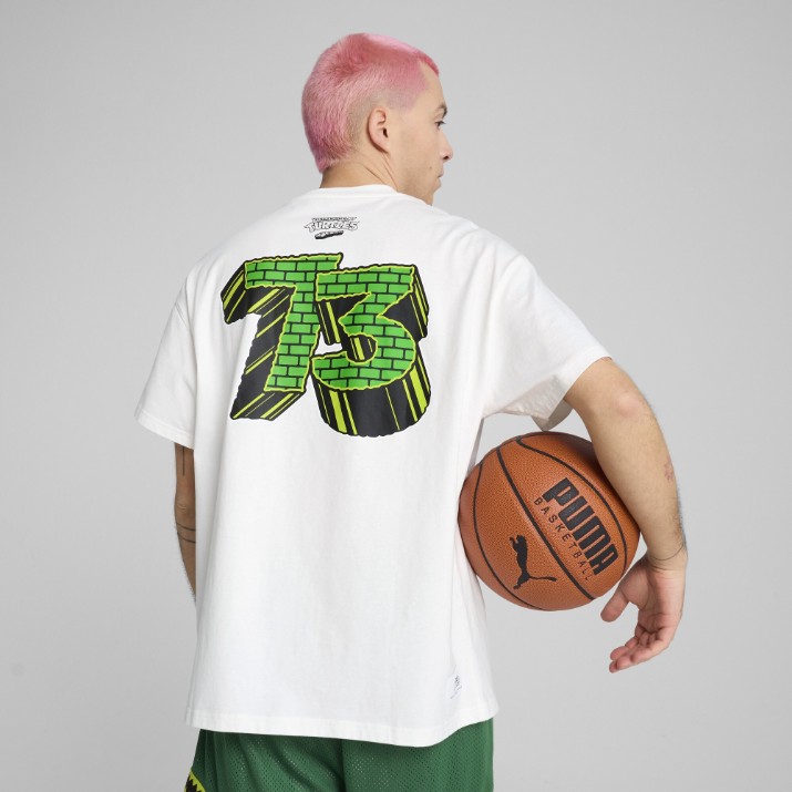Мужская футболка Puma X Tmnt Basketball Puma White, s.L