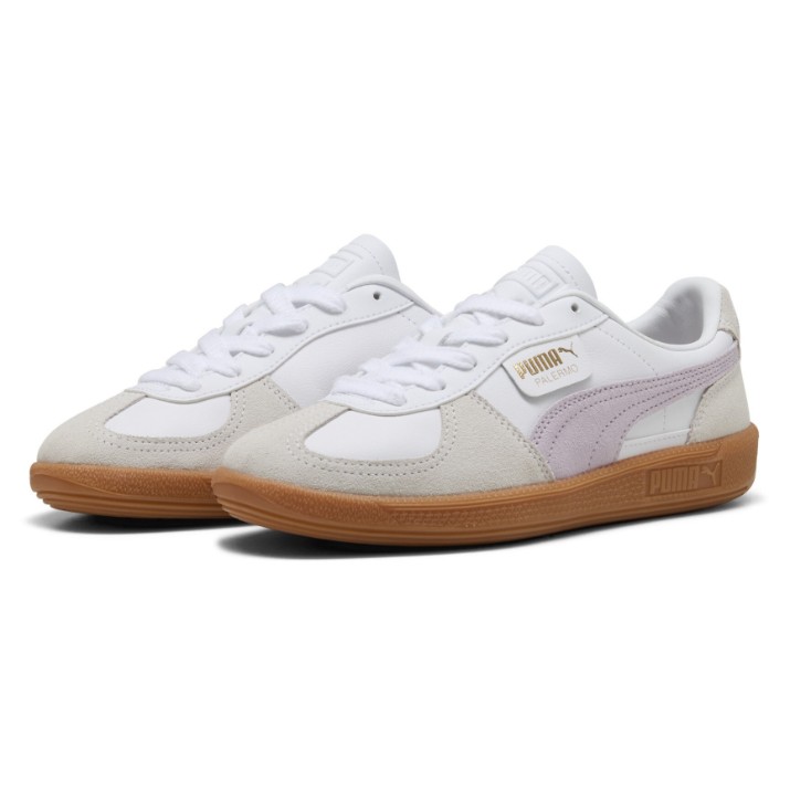 Ghete pentru dame Puma Palermo Leather Puma White/Lilac Frost, s.37