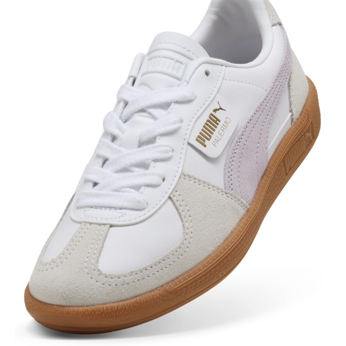 Ghete pentru dame Puma Palermo Leather Puma White/Lilac Frost, s.37