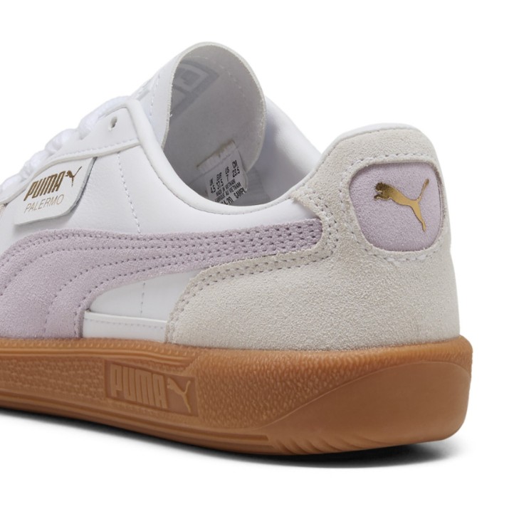 Ghete pentru dame Puma Palermo Leather Puma White/Lilac Frost, s.38.5