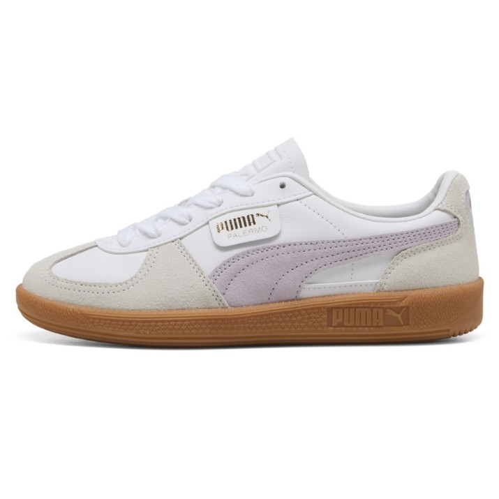 Кеды женские Puma Palermo Leather Puma White/Lilac Frost, s.41