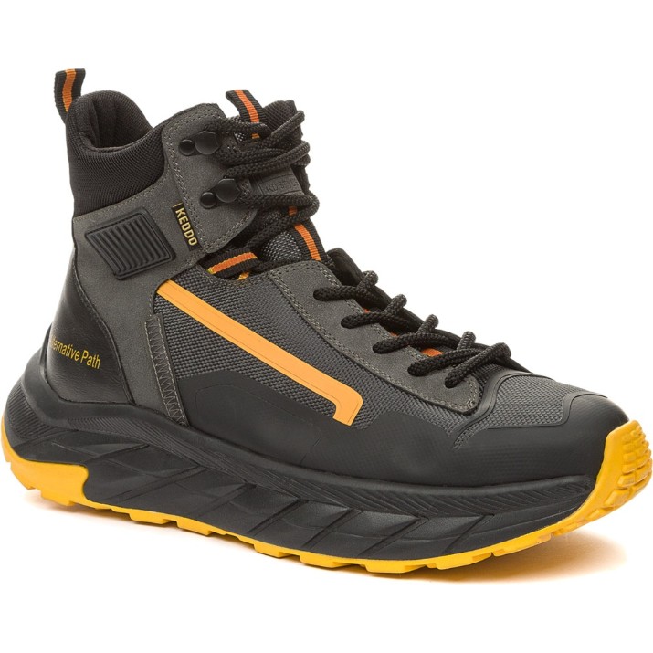 Ботинки мужские Keddo 848642/12-02 Grey, s.42