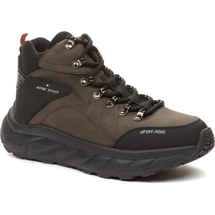 Ботинки мужские Keddo 848642/16-02 Brown/Black, s.45