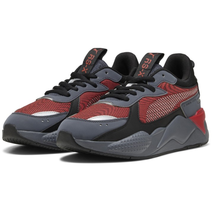 Кроссовки мужские Puma Rs-X Hi-Tech Galactic Gray/For All Time Red, s.40