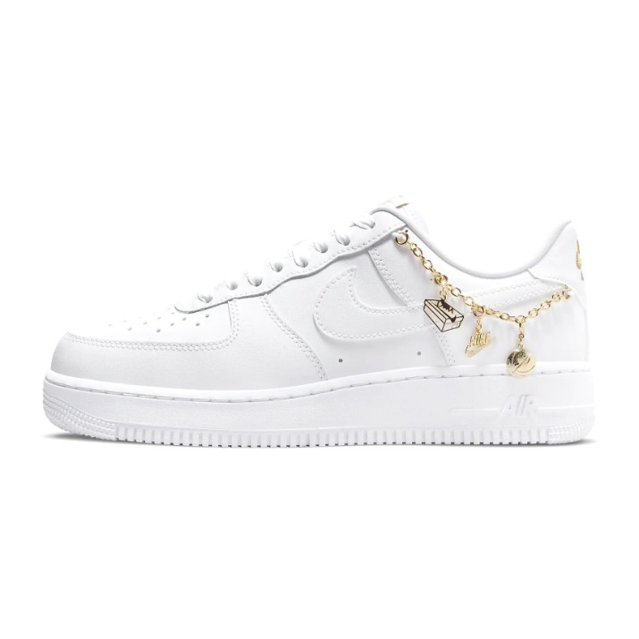 Кеды женские Nike Wmns Air Force 1 07 Lx White/Metallic Gold/Flat Gold, s.38.5