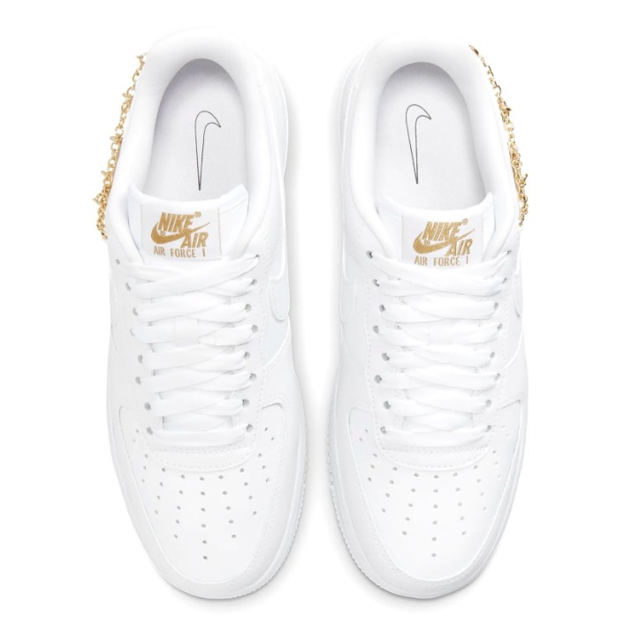 Кеды женские Nike Wmns Air Force 1 07 Lx White/Metallic Gold/Flat Gold, s.39