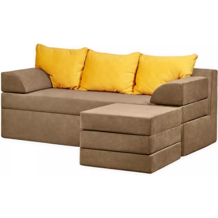 Canapea fără ramă Edka Sirius 220x140x45 M26 Brown Sand
