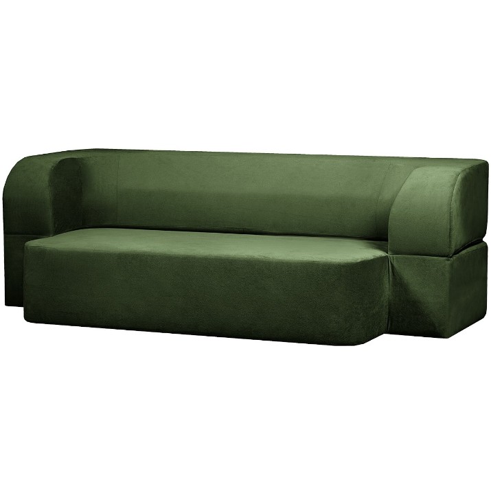 Бескаркасный диван Edka Meteor 200x160x32 M35 Dark Green