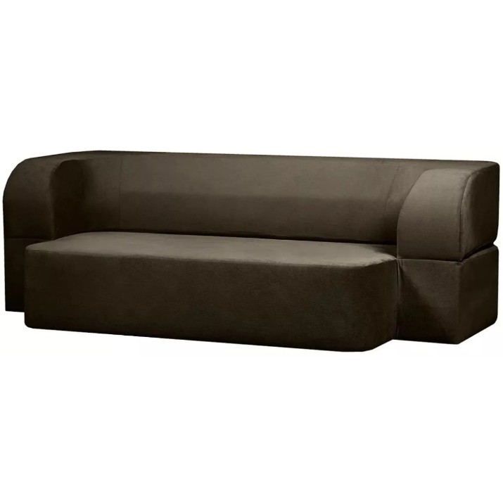 Canapea fără ramă Edka Meteor 200x120x40 M8 Dark Brown