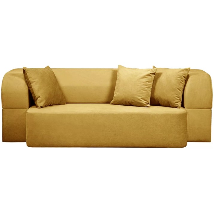 Бескаркасный диван Edka Meteor 200x120x32 M101 Galben Muștar