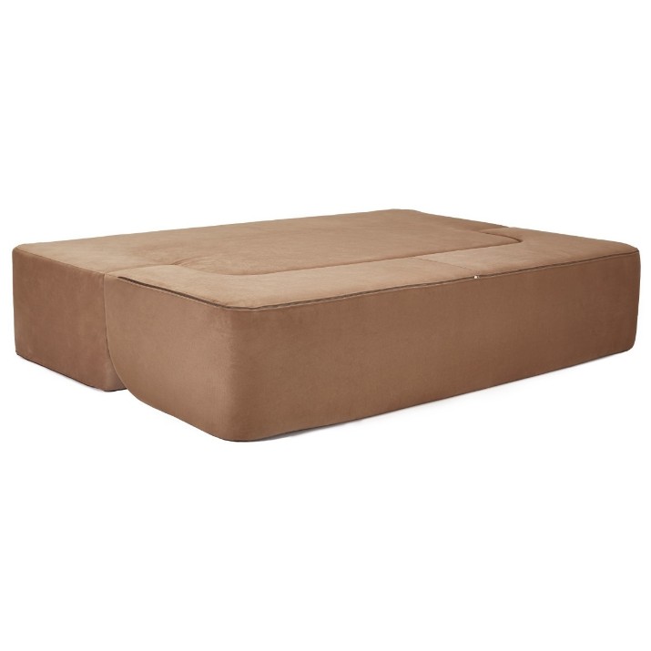 Бескаркасный диван Edka Meteor 200x120x32 M26 Cafeniu Nisip
