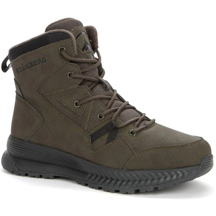 Bocanci pentru bărbați Gruenberg 148193/10-03 Khaki, s.41