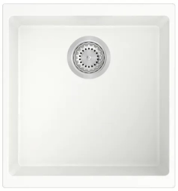 Chiuvetă de bucătărie Fabiano Navio 43x46 Alpine White