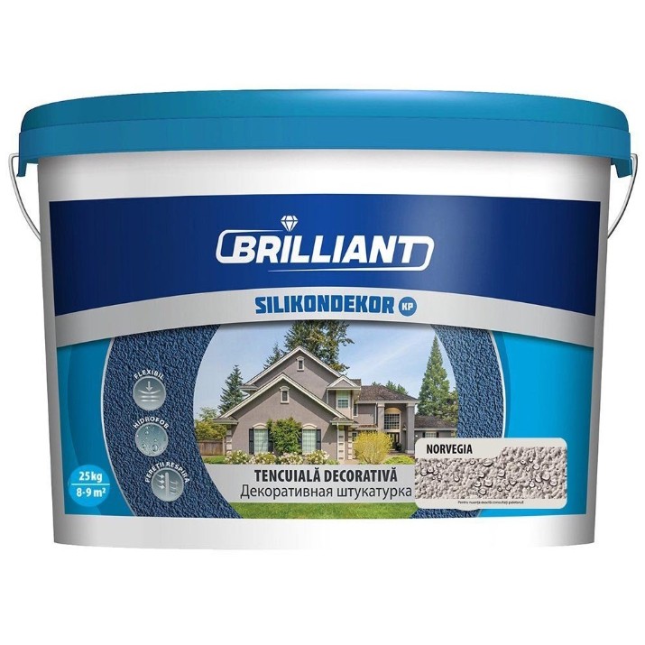 Штукатурка Brilliant Silicondekor KP Norvegia 25kg