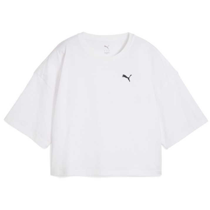 Tricou de dame Puma Wardrobe Ess Oversized Short Tee Puma White, s.XL