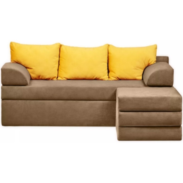 Бескаркасный диван Edka Sirius 200x140x45 M26 Brown Sand