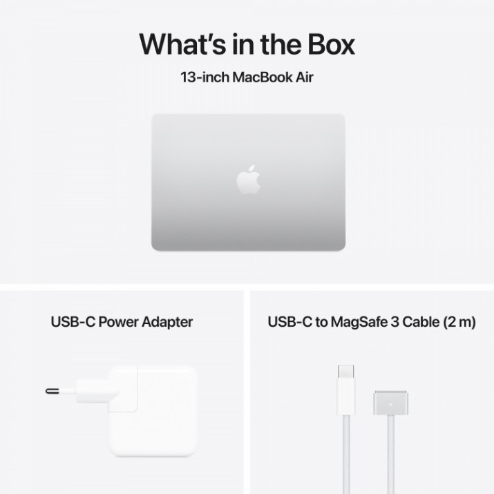 Ноутбук Apple MacBook Air 13.6 MW0X3RU/A Silver