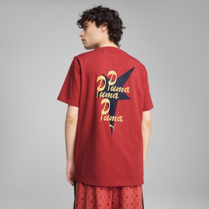 Мужская футболка Puma Wardrobe Ess Road To Unity Graphic Tee Red Fire, s.L
