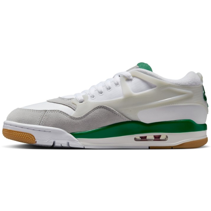 Кроссовки мужские Nike Air Jordan 4 Rm White/Pine Green/Neutral Grey/Wolf Grey/Varsity Red/Gum Dark Brown, s.41