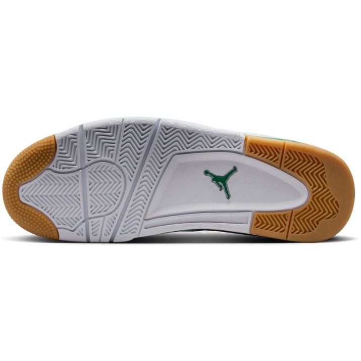Adidași pentru bărbați Nike Air Jordan 4 Rm White/Pine Green/Neutral Grey/Wolf Grey/Varsity Red/Gum Dark Brown, s.43