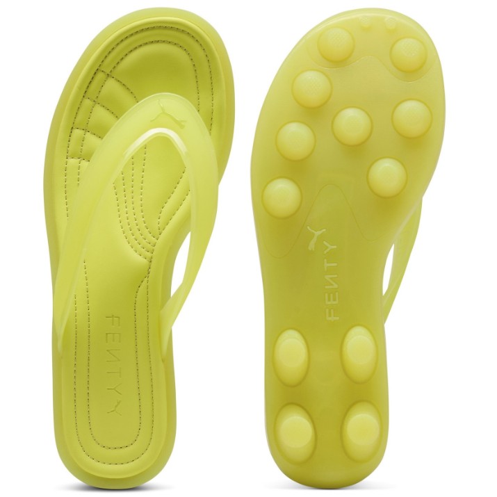 Șlapi pentru femei Puma X Fenty Cat Cleat Lime Sheen, s.38
