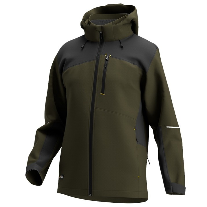 Мужская ветровка Safety Jogger Kasai Softshell Haki s.M